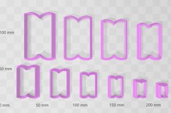 Decorative Rectangle 1 Earring Clay Cutter - Cookie Cutter Product Image 2