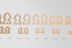 Fish 1 Clay Cutter - STL Digital File Download- 10 sizes and Product Image 2