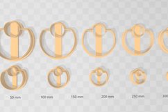 Boho Circle 1 Clay Cutter - Cookie Cutter STL File Product Image 3