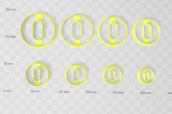 Clay Cutter STL File Minimalist Circle 1- Retro 60&#039;s Geometr Product Image 2