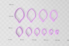 Clay Cutter STL File Flower Petal 3- Earring Digital File Do Product Image 2