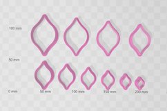 Clay Cutter STL File Flower Petal 1- Earring Digital File Do Product Image 2