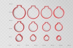 Christmas Bauble 2Clay Cutter - Cookie Cutter STL File Product Image 2