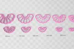 Half Frill 2 Earring Clay Cutter - Cookie Cutter Product Image 2