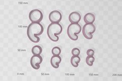 Clay Cutter STL File Sleep Twist 3- Earring Digital File Do Product Image 2