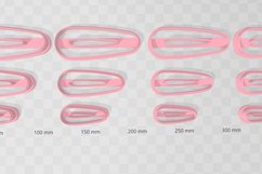 Triangle 2 Hair Barrette/Crocodile Clay Cutter Product Image 2