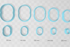 Organic Shape 1 Clay Cutter - Cookie Cutter STL File Product Image 2