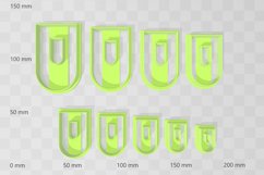 U Shape 2 Clay Cutter - Cookie Cutter STL File Product Image 2