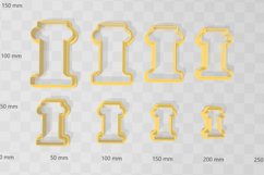4 Designs of Column Clay Cutter - Cookie Cutter STL File Product Image 5