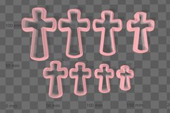 Clay Cutter STL File Cross 2- Christian Earring Digital File Product Image 2