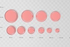 Clay Cutter STL File - Circle Bezel 3- Earring Digital File Product Image 3