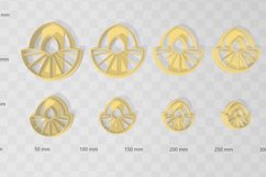Boho Shape 2 Clay Cutter - Cookie Cutter STL File Product Image 2