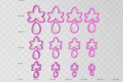 Pearl Flower 1 Clay Cutter Earring -Cookie Cutter Product Image 2