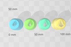 Clay Cutter STL File Kite Diamond Micro Cutter- Geometric St Product Image 2