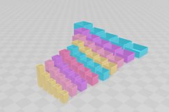 Mega Bundle Square Vase STL File - Digital Download -45 Size Product Image 2