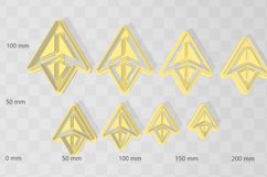 Futuristic Shape 2 Clay Cutter Earring -Cookie Cutter Product Image 2