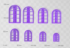 Window 9 Clay Cutter - Cookie Cutter STL Product Image 2