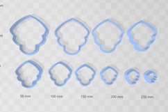 1920s Fan Clay Cutter - Cookie Cutter STL File Product Image 3