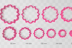 Clay Cutter STL File - Deco Flower 1 Clay Cutter Earring -Co Product Image 2