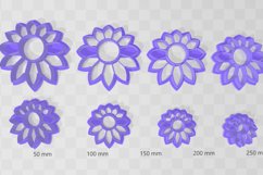 Boho Daisy 2 Clay Cutter - Cookie Cutter STL File Product Image 2