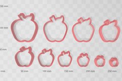 Apple 1 Earring Clay Cutter - Cookie Cutter Product Image 2