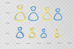 Wide Trapezoid Clay Cutter - STL Digital File Download- 8 si Product Image 2