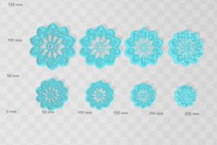 Clay Cutter STL File Snowflake 1 - Christmas Earring Digital Product Image 2