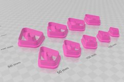 Rounded Kite 2 Clay Cutter - Cookie Cutter STL File Product Image 2