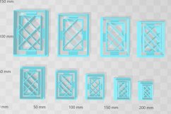 Modern Art Rectangle 1 Clay Cutter Cookie Cutter STL Product Image 2