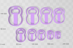 Clay Cutter STL File Kettlebell- Fitness Earring Digital Fil Product Image 2