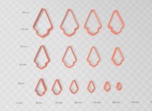 Deco Earring 5 Clay Cutter - Fan STL Digital File Download- Product Image 2