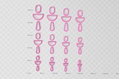 Clay Cutter STL File - Earring Combo 19 - Earring Digital Fi Product Image 2