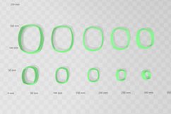 Curved Rectangle Clay Cutter - STL Digital File Download- 10 Product Image 2