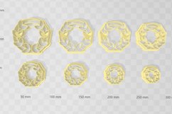 Greek Wreath 2 Clay Cutter - Cookie Cutter STL File Product Image 3