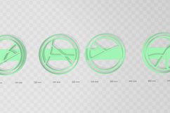 Kintsugi inspired Coasters Cutter - Digital File Download- 4 Product Image 3