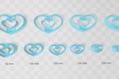 Heart Donut 3 Clay Cutter - Cookie Cutter STL File Product Image 2