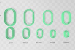 Pill Shape 4 Clay Cutter - Cookie Cutter STL File Product Image 2