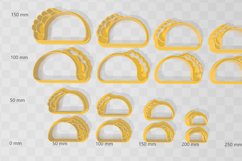 Clay Cutter STL File Taco - Earring Digital File Download- 8 Product Image 2