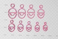 Earring Combo 1 Clay Cutter - STL Digital File Download- 9 s Product Image 2