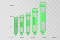 Clay Cutter STL File Large Pencil Bookmark - Home Decor Product Image 2