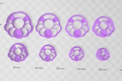 Circle Hoop 1 Earring Clay Cutter - Cookie Cutter STL File Product Image 2