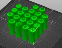 Numbers Symbols Font 2 Stamp Stl Files - STL Digital File Product Image 3