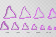 Wiggle Triangle 1 Clay Cutter - Cookie Cutter STL File Product Image 2