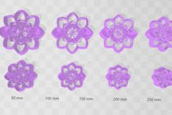 Flower 24 Clay Cutter - Cookie Cutter STL File Product Image 2