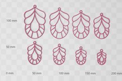 Decadent Drop 1 Earring Charm STL File - Digital Download -8 Product Image 2