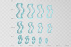 Wave Bar 1 Clay Cutter - Cookie Cutter STL File Product Image 2