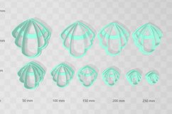 1920s Fan 2 Clay Cutter - Cookie Cutter STL File Product Image 3