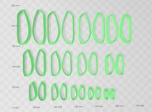 Dagger Drop 8 Clay Cutter - Cookie Cutter STL File Product Image 2