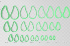 Dagger Drop 6 Clay Cutter - Cookie Cutter STL File Product Image 2