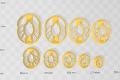Clay Cutter STL File Decadent Donut 1 - Elegant Earring Digi Product Image 2